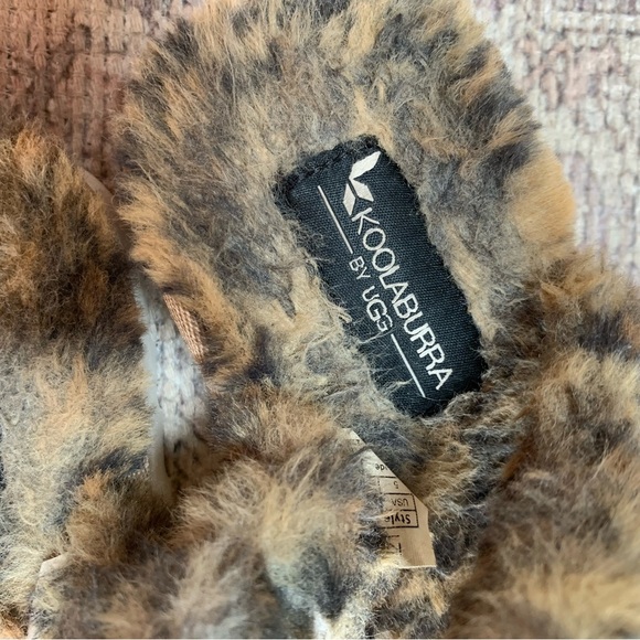 Koolaburra By UGG Slipper Shoes Cheetah Print Women’s Size 5 Footwear - Picture 2 of 4